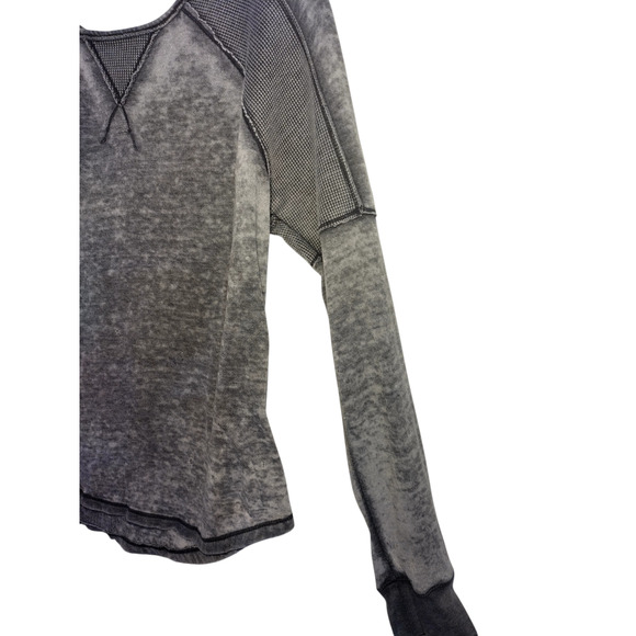 Marc New York Womens Pullover Long Sleeve Vintage Washed Sweatshirt Gray Medium - Picture 7 of 16